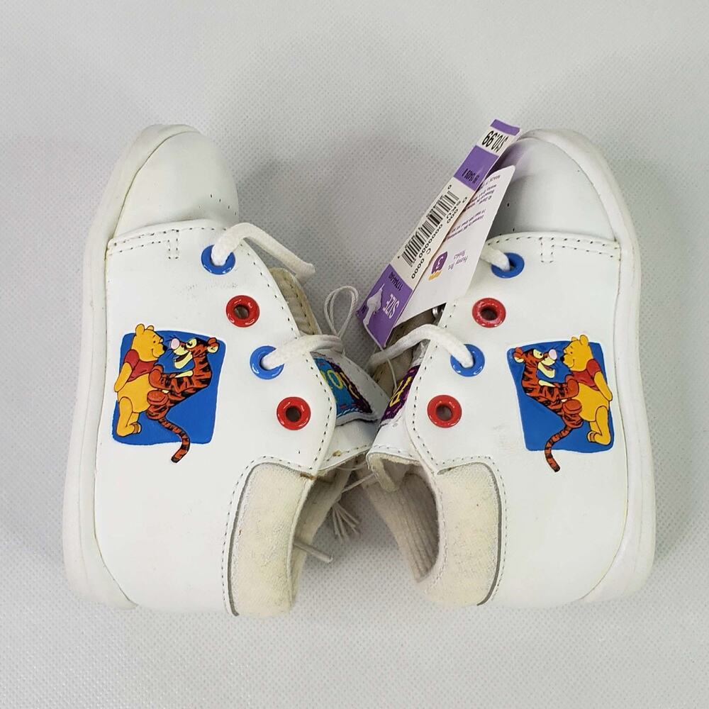 VTG 2000/Y2K Disney Winnie the Pooh Shoes Size 4 Toddler Baby Child NEW